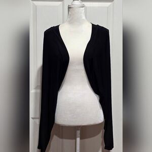 Lane Bryant Black Long Sleeve Shrug Plus Size 22/24